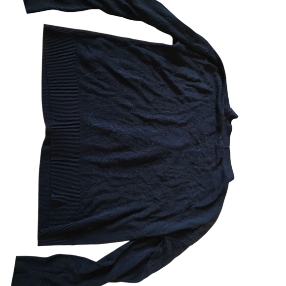 Banana Republic Black Button Front Cardigan Sweater Size L - Picture 4 of 4